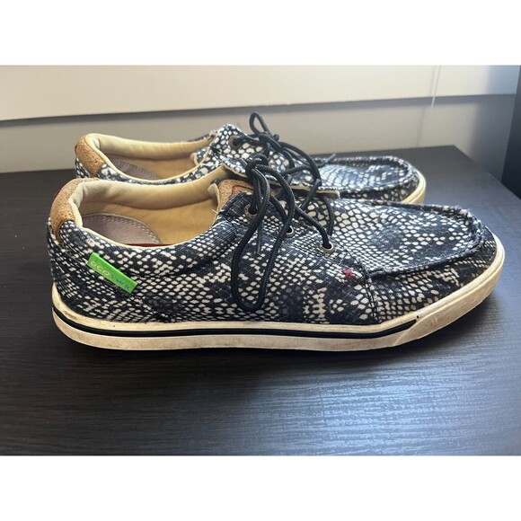 Twisted X® Ladies Kicks Snake Print Shoes WCA0045 Size 8M ECOTWX - Picture 3 of 6